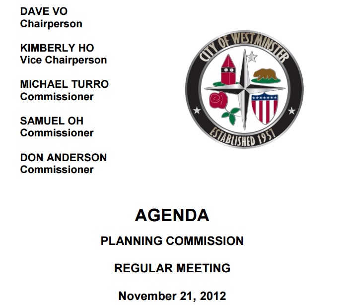 Dave Vo last meeting 2012 11 21