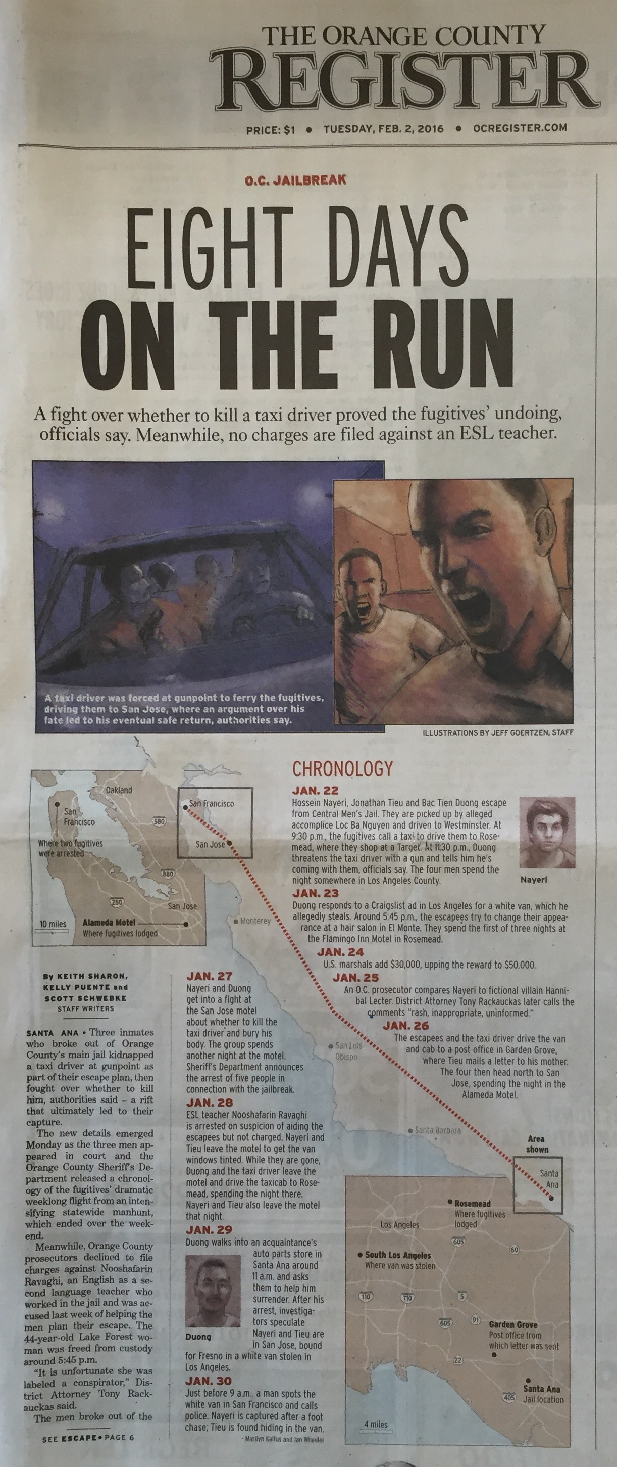 ocregister 8days run